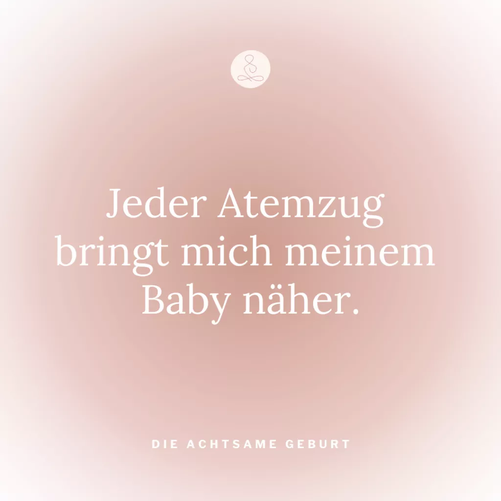 Affirmationen Geburt