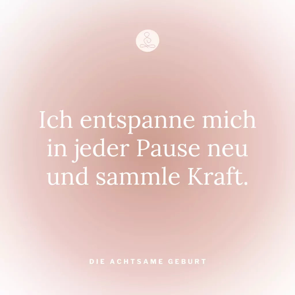 Affirmationen Geburt