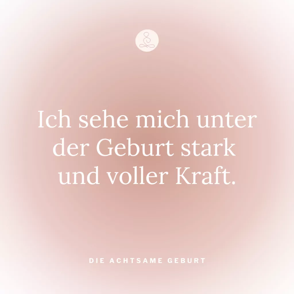 Affirmationen Geburt