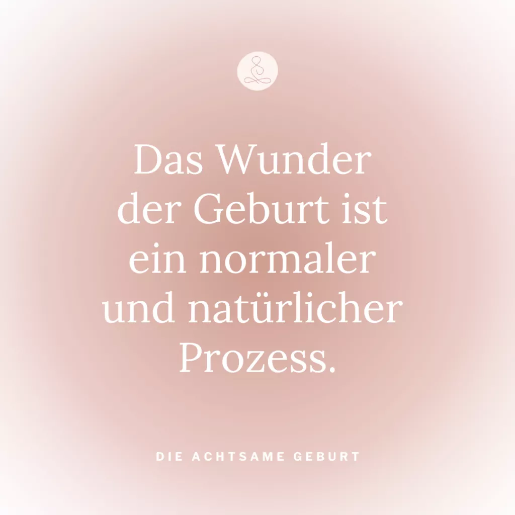 Affirmationen Geburt